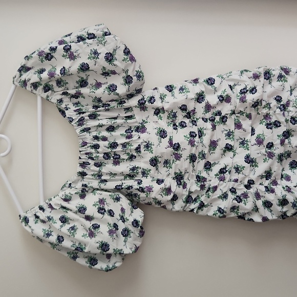 Floral Milkmaid Mini Dress - Picture 9 of 10